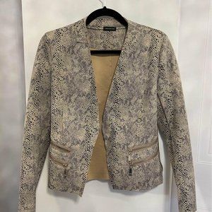 Snakeskin jacket blazer